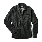 Line of Trade Foundry Denim Shirt - Washed Black