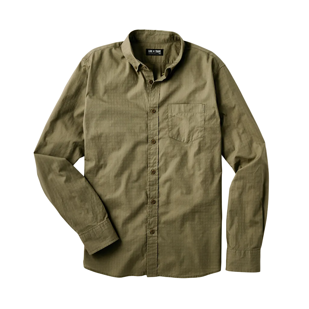 Line of Trade Frank Shirt Olive Ripstop