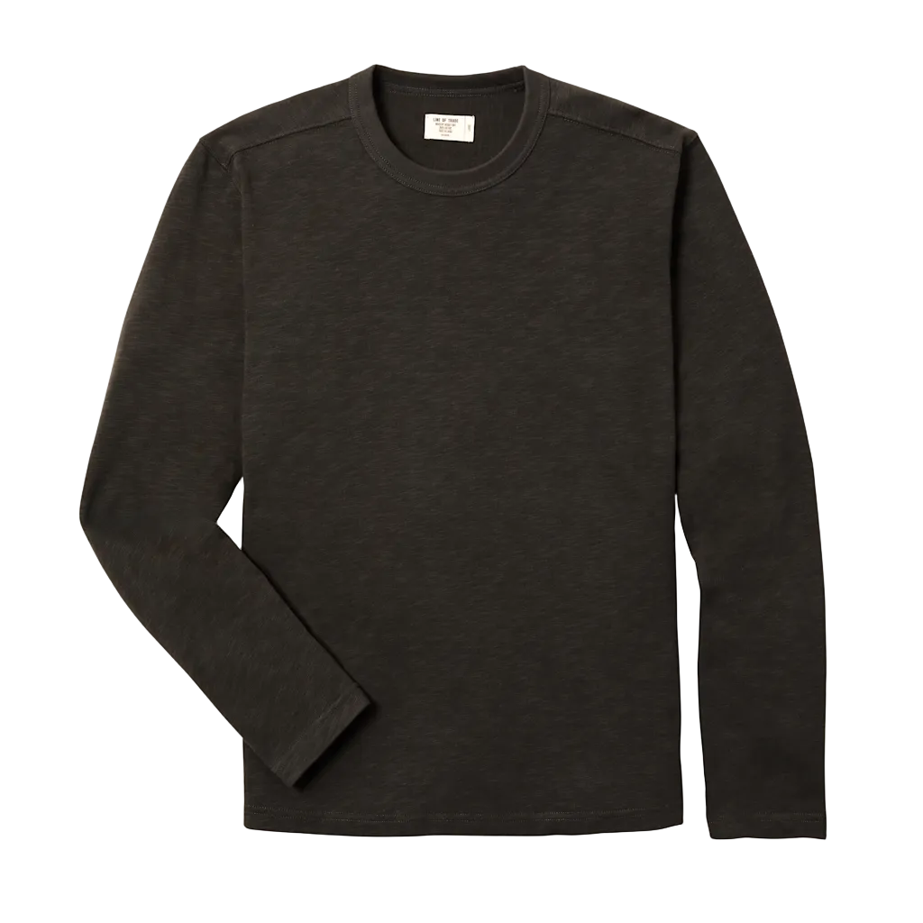 Line of Trade Industry Heavyweight Long Sleeve Tee Coal