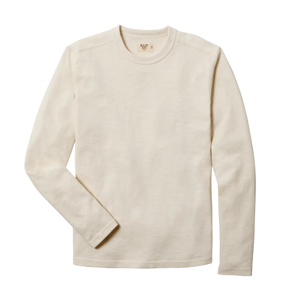 Line of Trade Industry Heavyweight Long Sleeve Tee Ivory