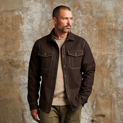 Line of Trade Melton Overshirt