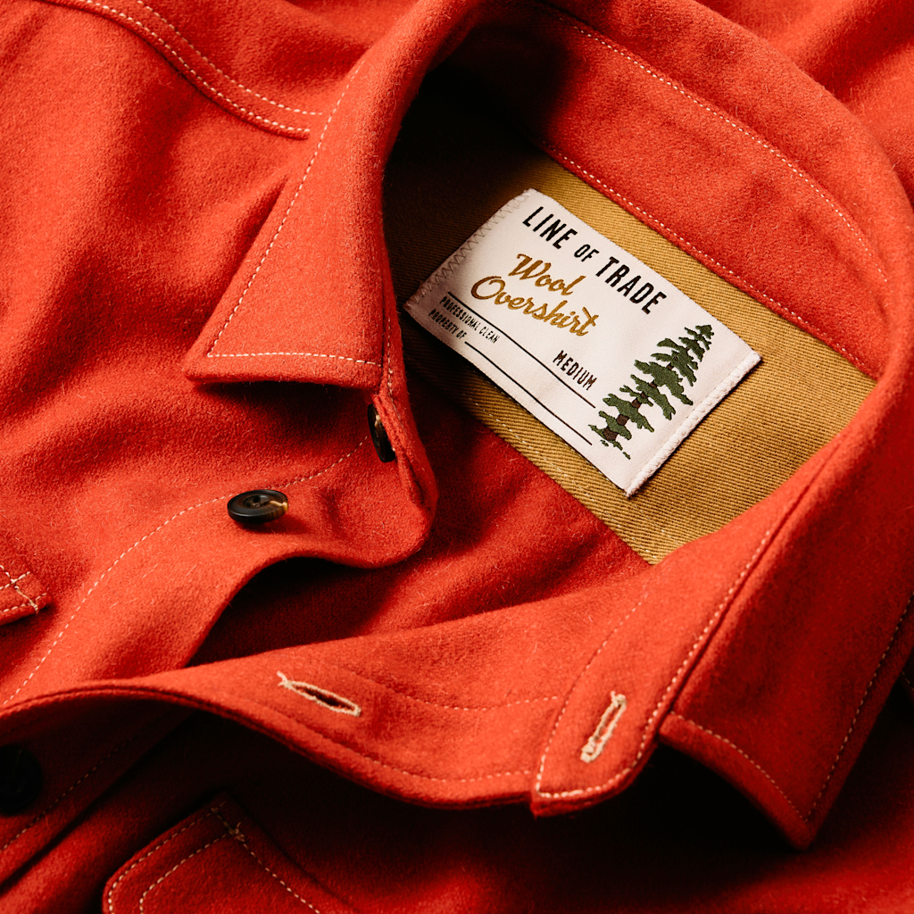 Line of Trade Melton Overshirt