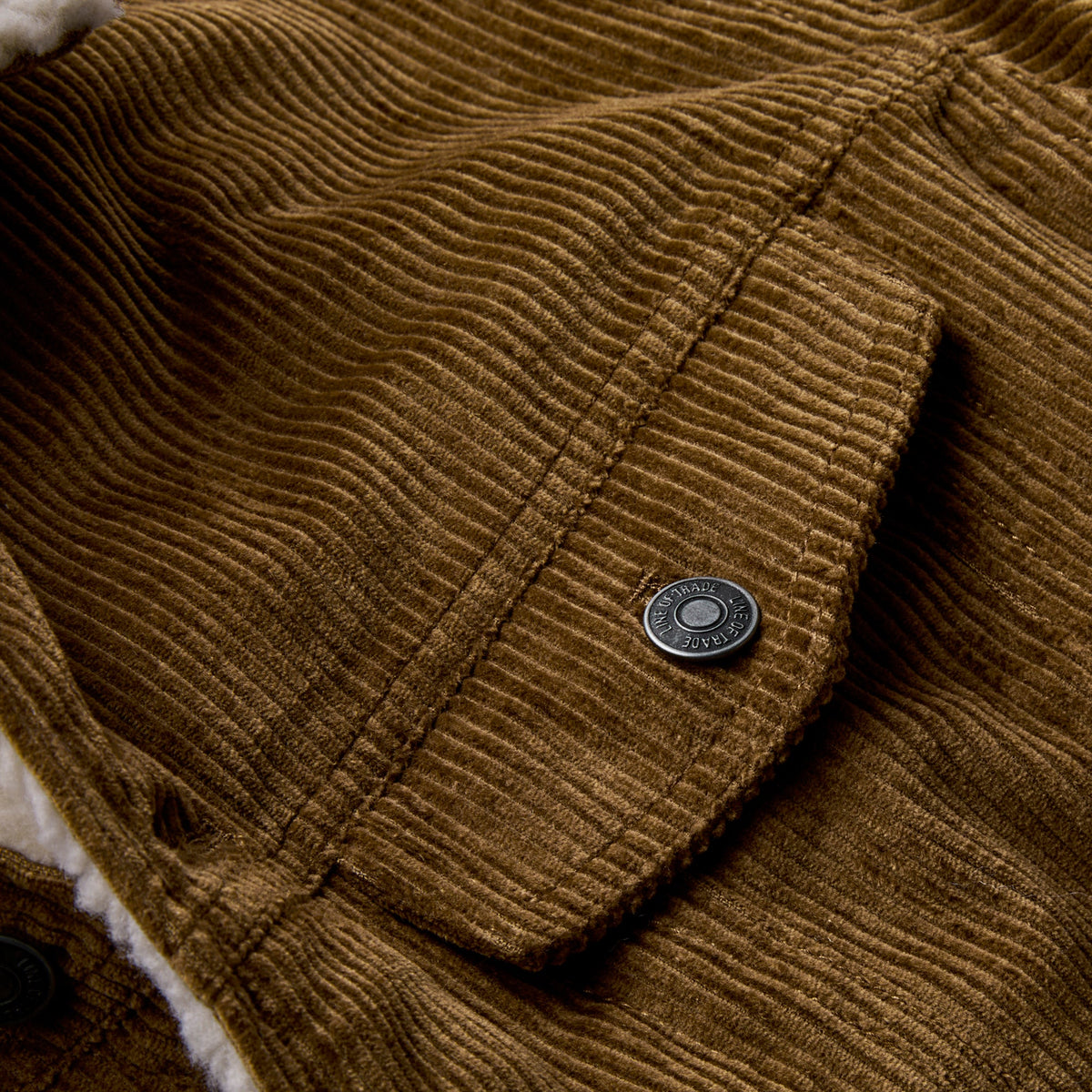 Line of Trade Montana Fleece-Lined Corduroy Trucker Jacket