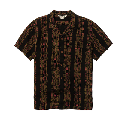 Line of Trade Breeze Camp Shirt Black Stripe