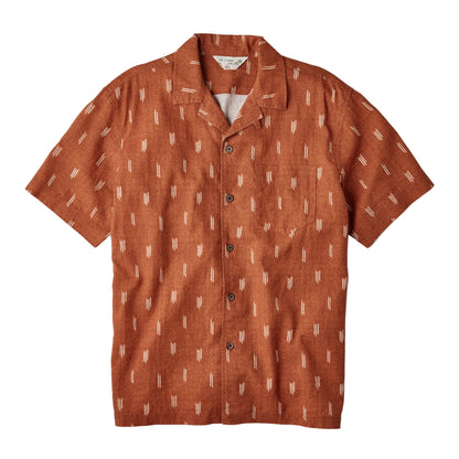 Line of Trade Breeze Camp Shirt Clay Dash Pattern
