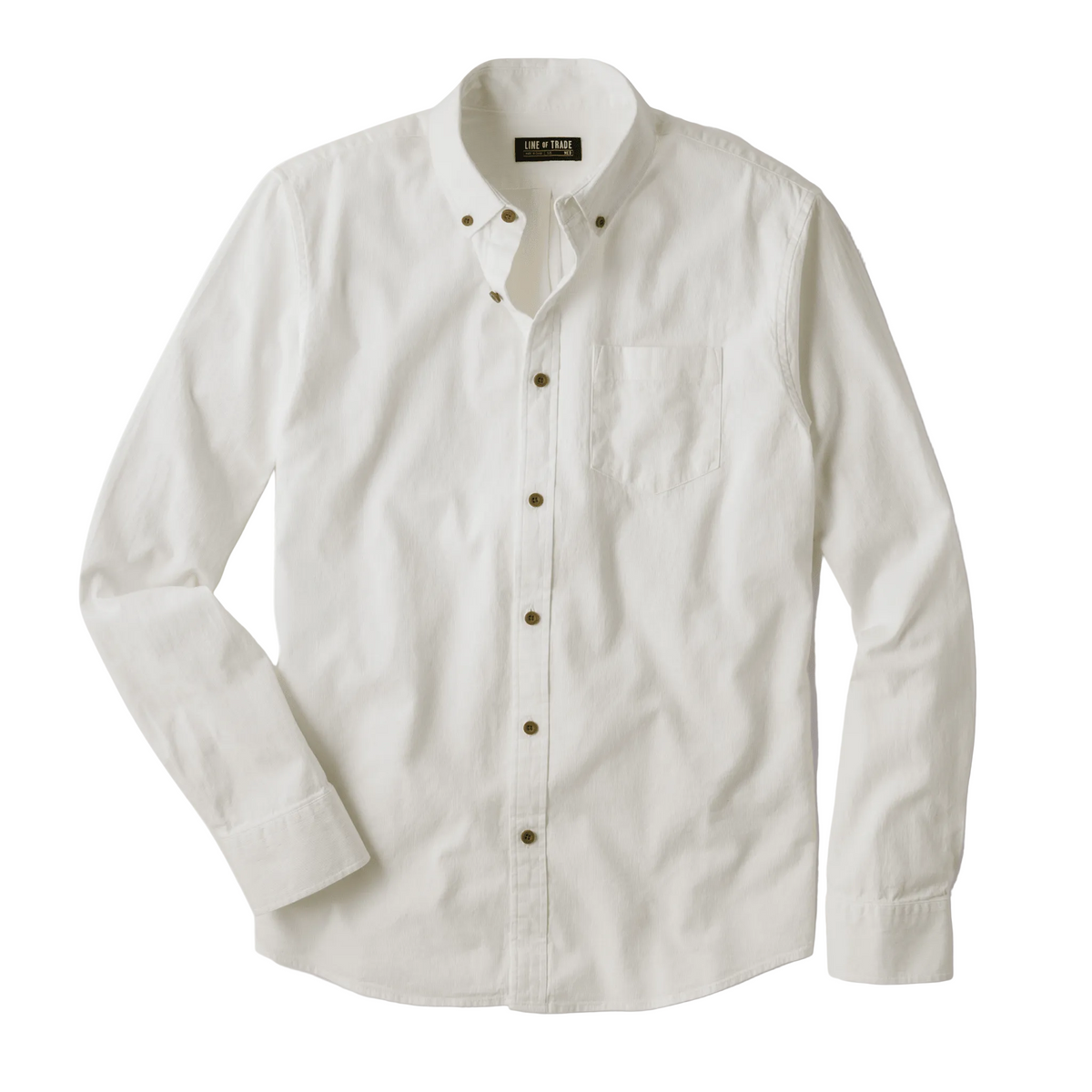 Line of Trade Frank Shirt Ivory Shuttle Cloth
