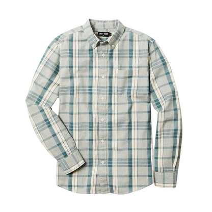 Line of Trade Frank Shirt Marine Blue Plaid