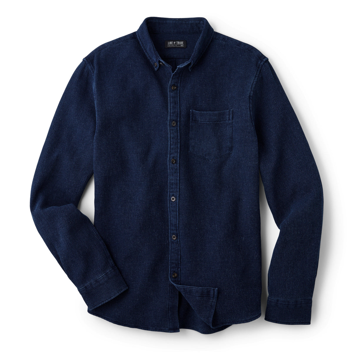 Line of Trade Frank Shirt Midnight Waffle