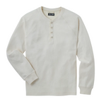 Line of Trade Waffle Henley - Bone