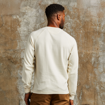 Line of Trade Waffle Henley