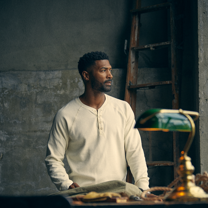 Line of Trade Waffle Henley
