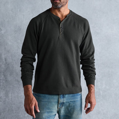 Line of Trade Waffle Henley