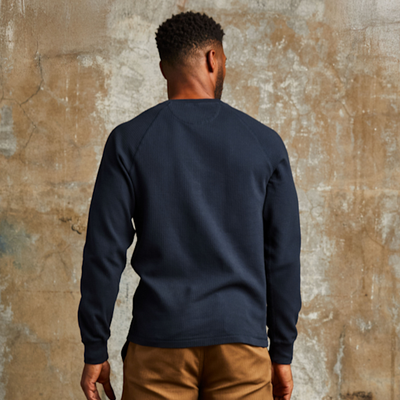 Line of Trade Waffle Henley