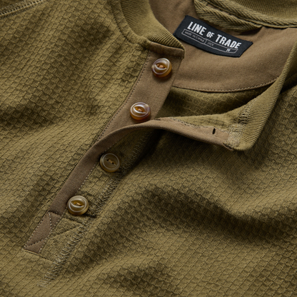 Line of Trade Waffle Henley
