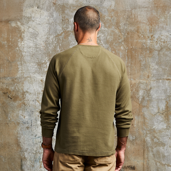 Line of Trade Waffle Henley