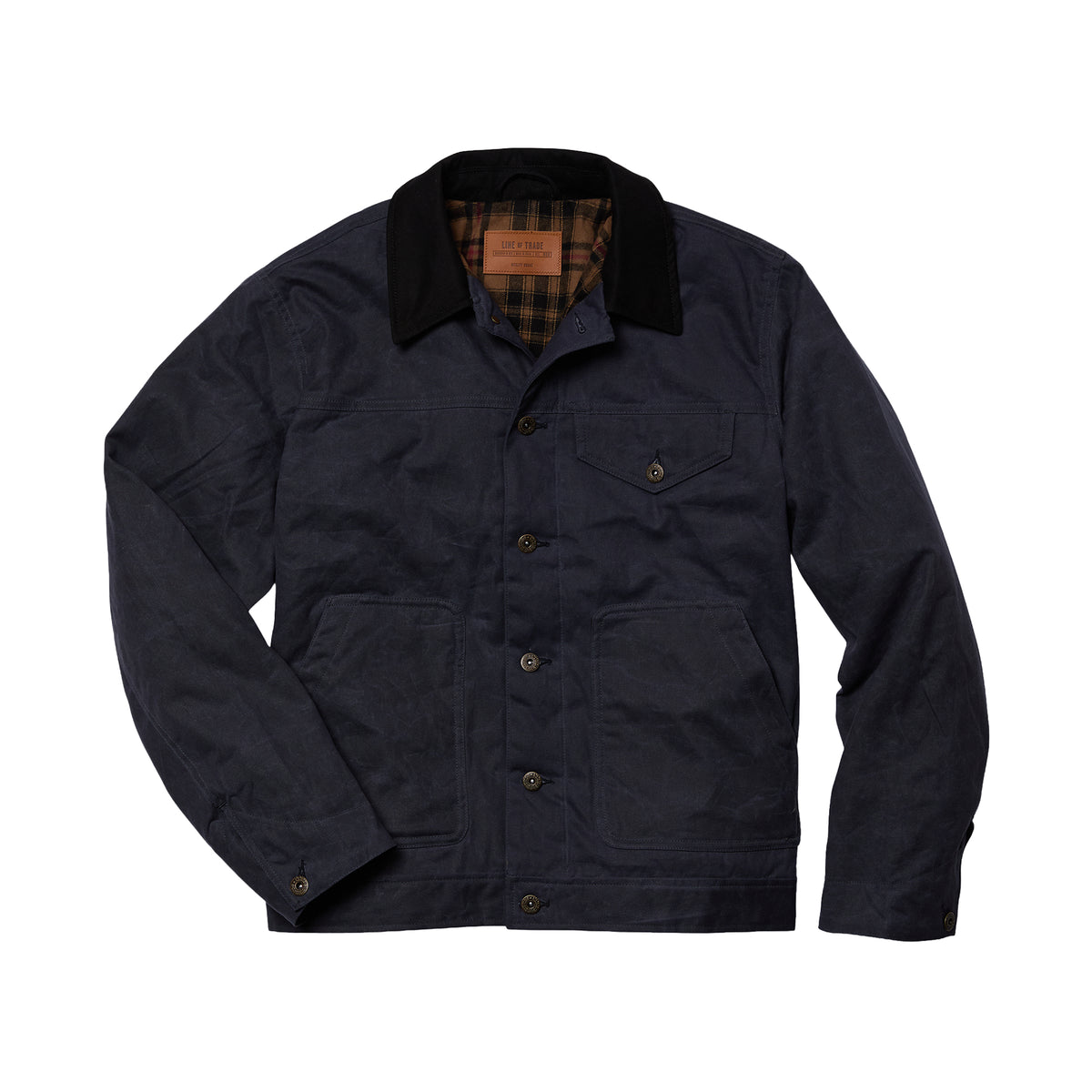 Line of Trade Waxed Ranch Jacket Navy
