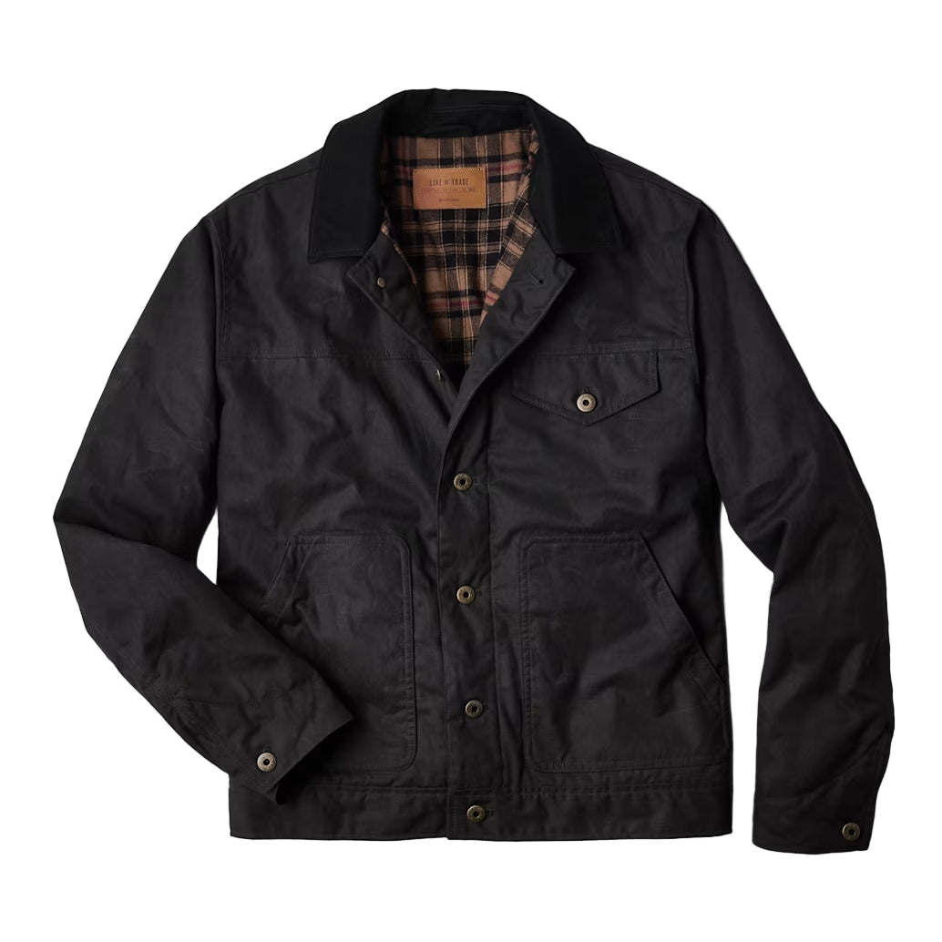 Line of Trade Waxed Ranch Jacket Black