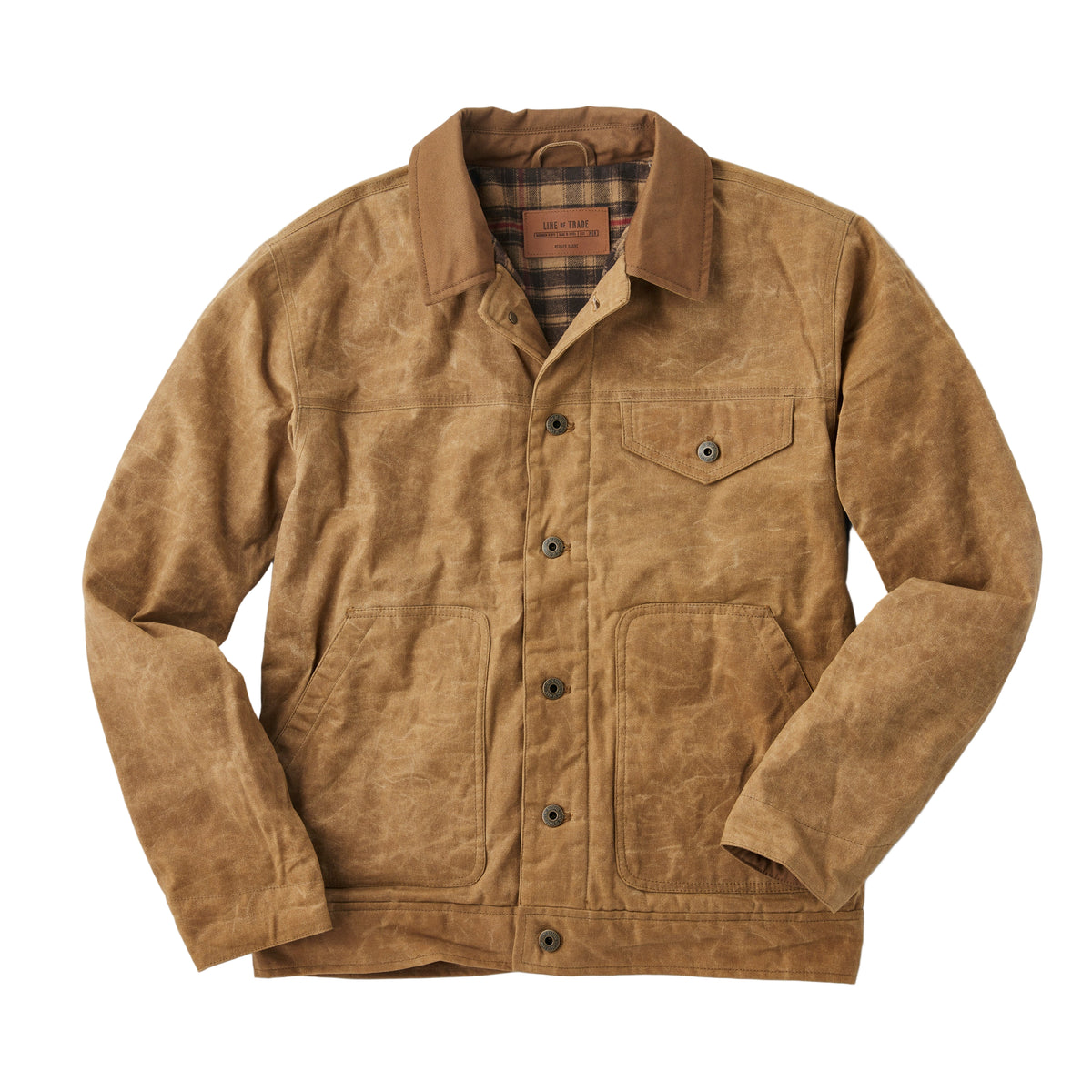 Line of Trade Waxed Ranch Jacket Tan