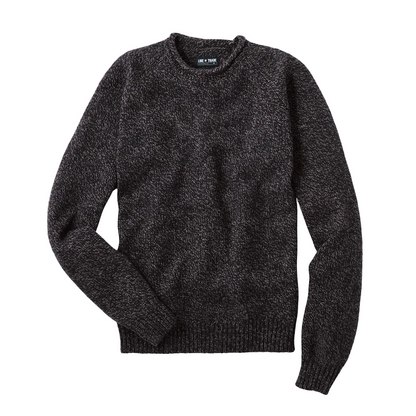 Line of Trade York Rollneck Sweater Coal