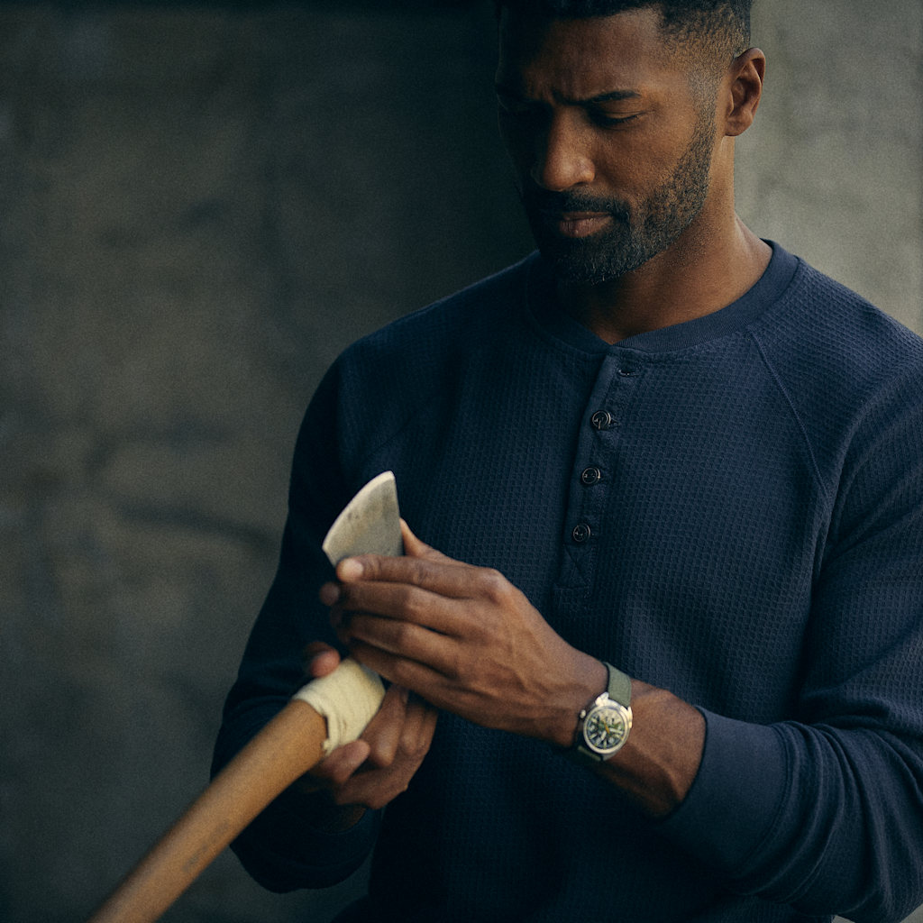 Line of Trade Waffle Henley