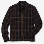 Line of Trade Brewer Zip Shirt - Coal Plaid