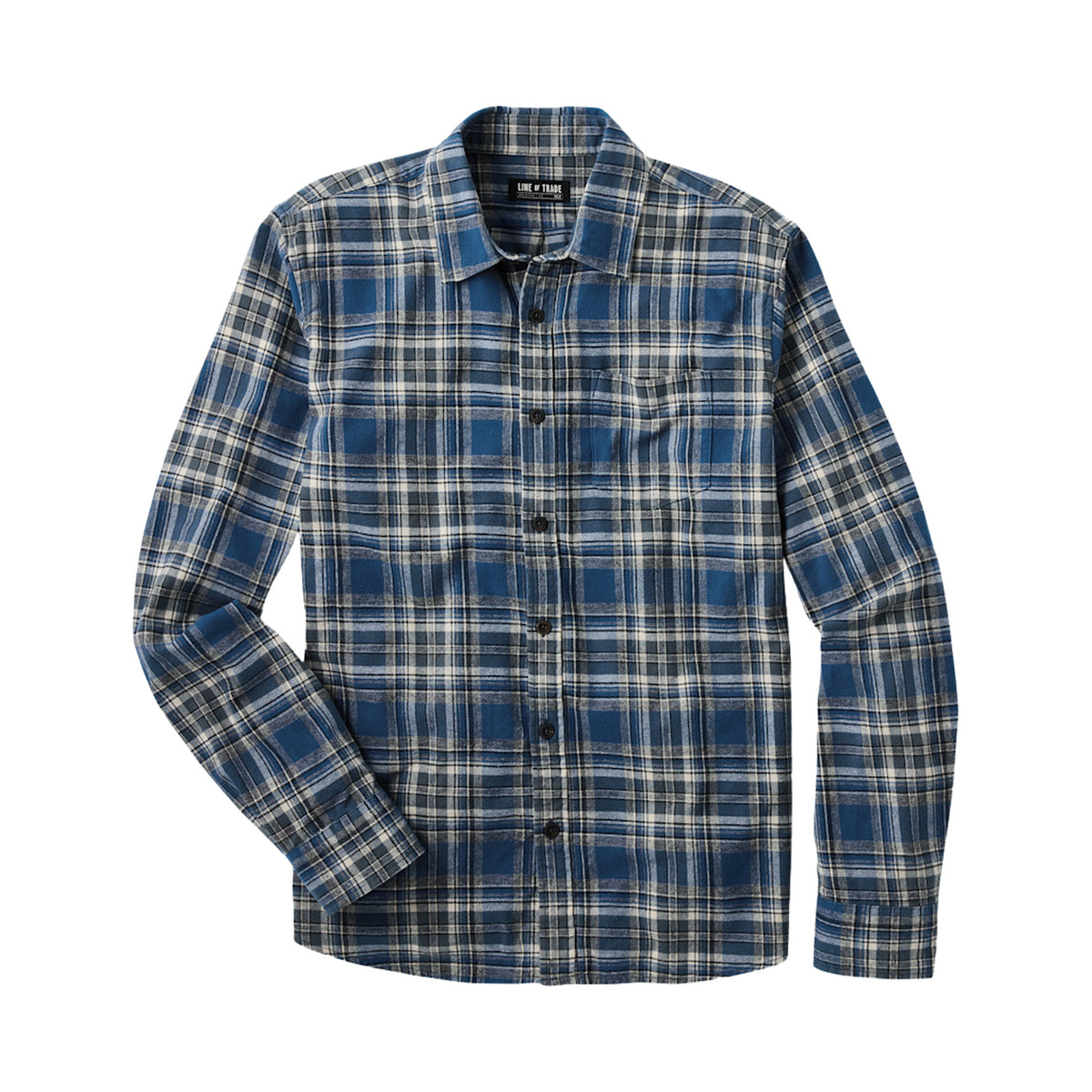 Line of Trade Summit Flannel Shirt Glacier Blue
