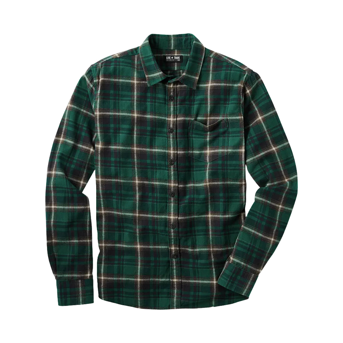 Line of Trade Summit Flannel Shirt Evergreen