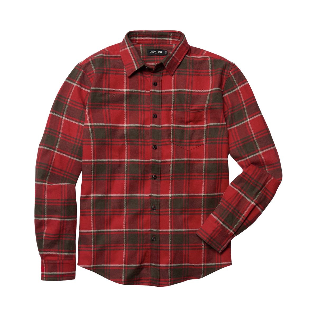 Line of Trade Summit Flannel Shirt Ash Red