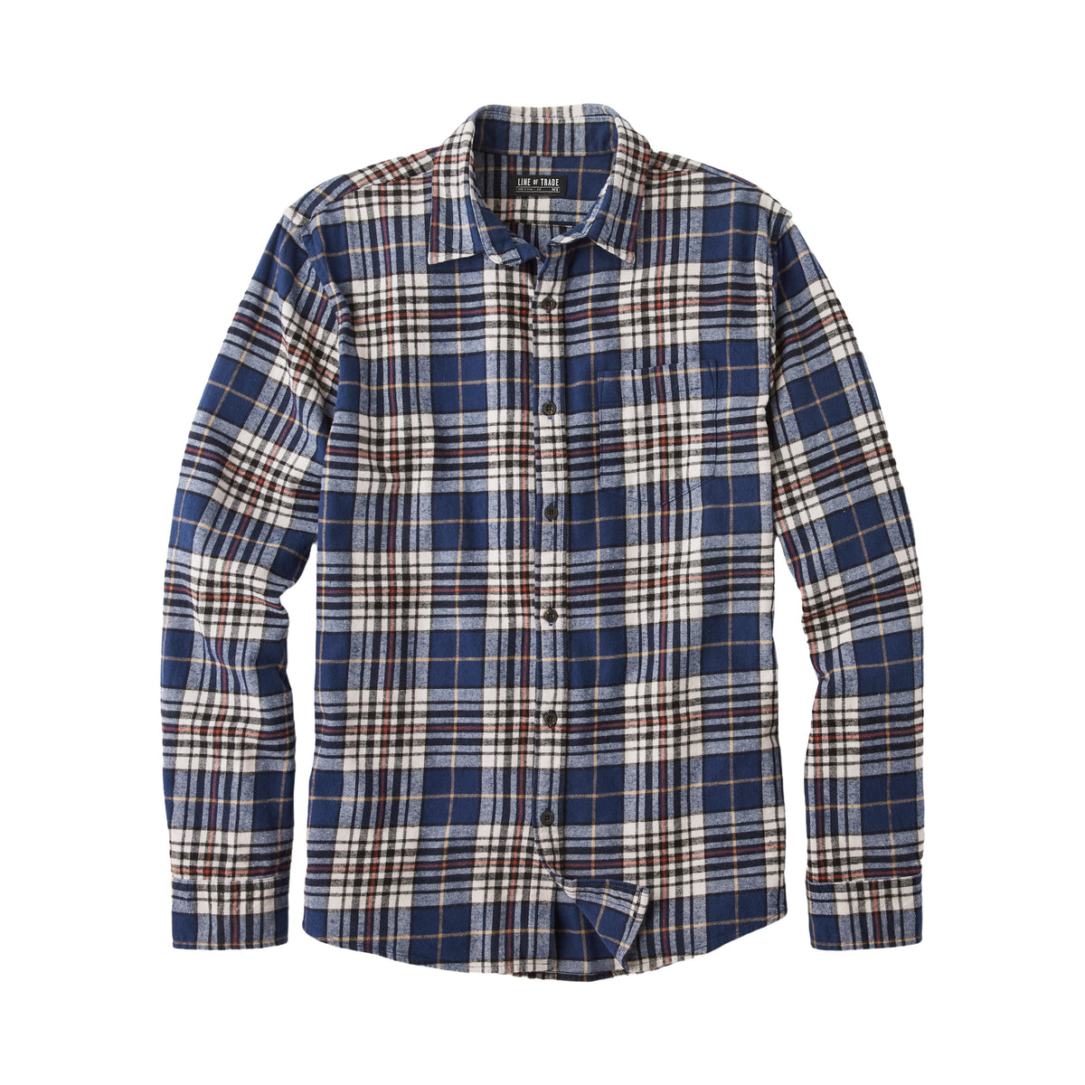 Line of Trade Summit Flannel Shirt Trail Blue