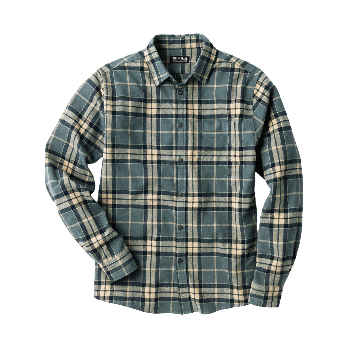 Line of Trade Summit Flannel Shirt Atlantic Blue