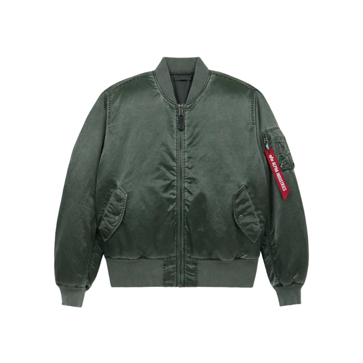 Alpha Industries MA-1 BATTLEWASH BOMBER JACKET DEEP FOREST