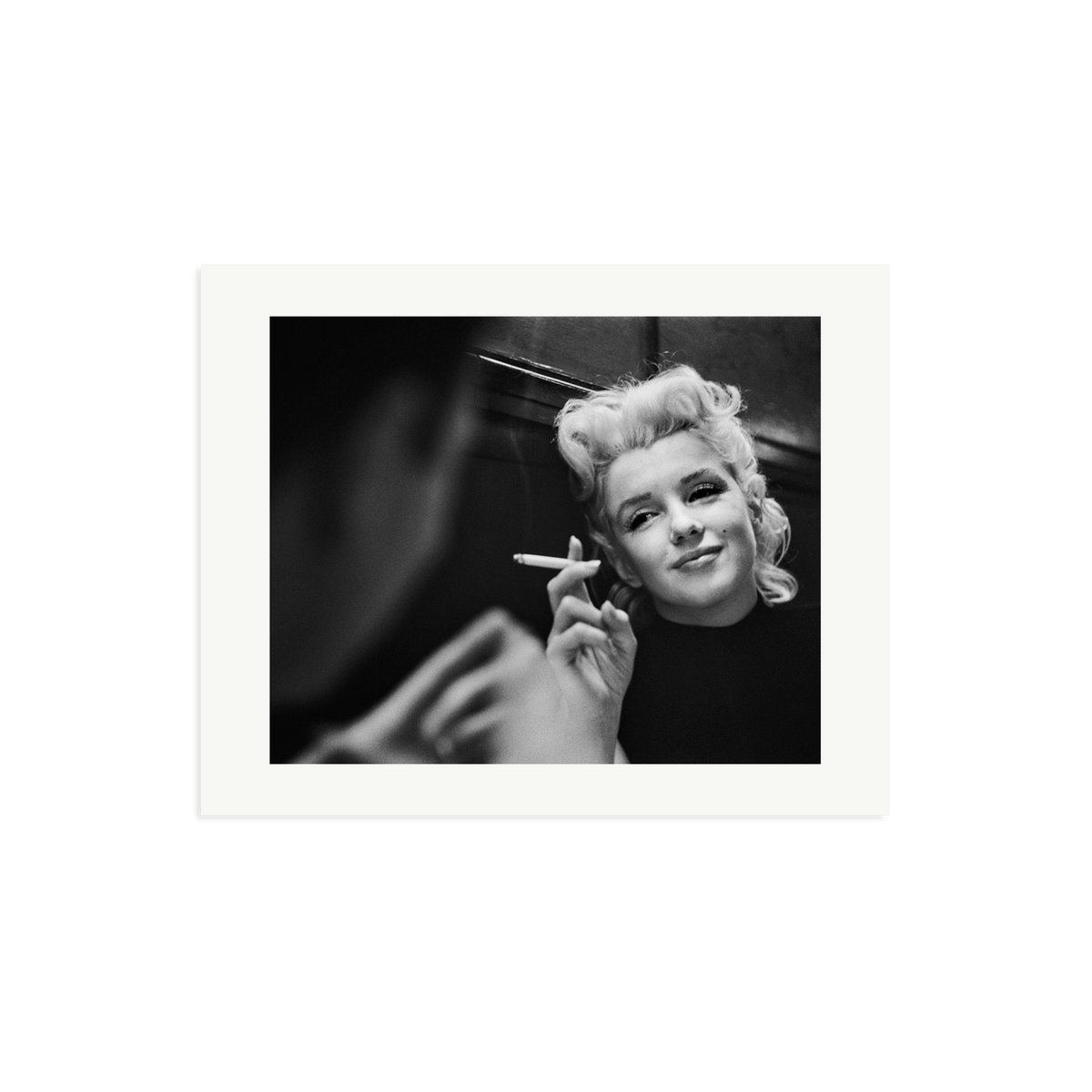 Marilyn Relaxes in a Restaurant Print Only Medium