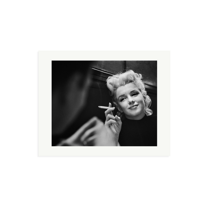 Marilyn Relaxes in a Restaurant Print Only Medium