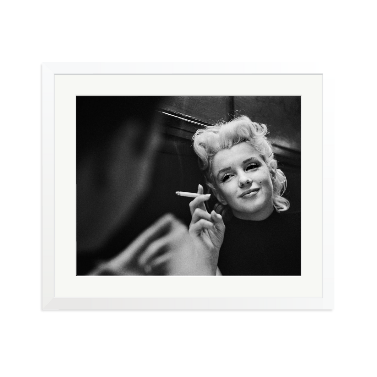 Marilyn Relaxes in a Restaurant White Large