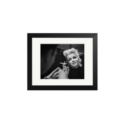 Marilyn Relaxes in a Restaurant Black Small