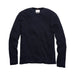Billy Reid Martin Mini Waffle Crew - Carbon Blue