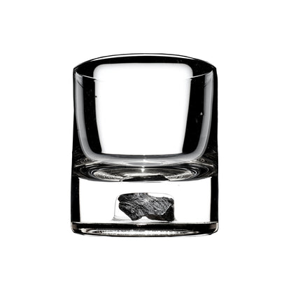 Dinosaur Bone Shard Tumbler Glasses Meteorite Oxide Red