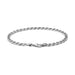 Miansai Sterling Silver 4mm Cuban Chain Bracelet - Polished Silver