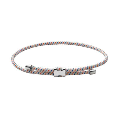 Miansai Orson Pull Bungee Rope Bracelet Off White O S