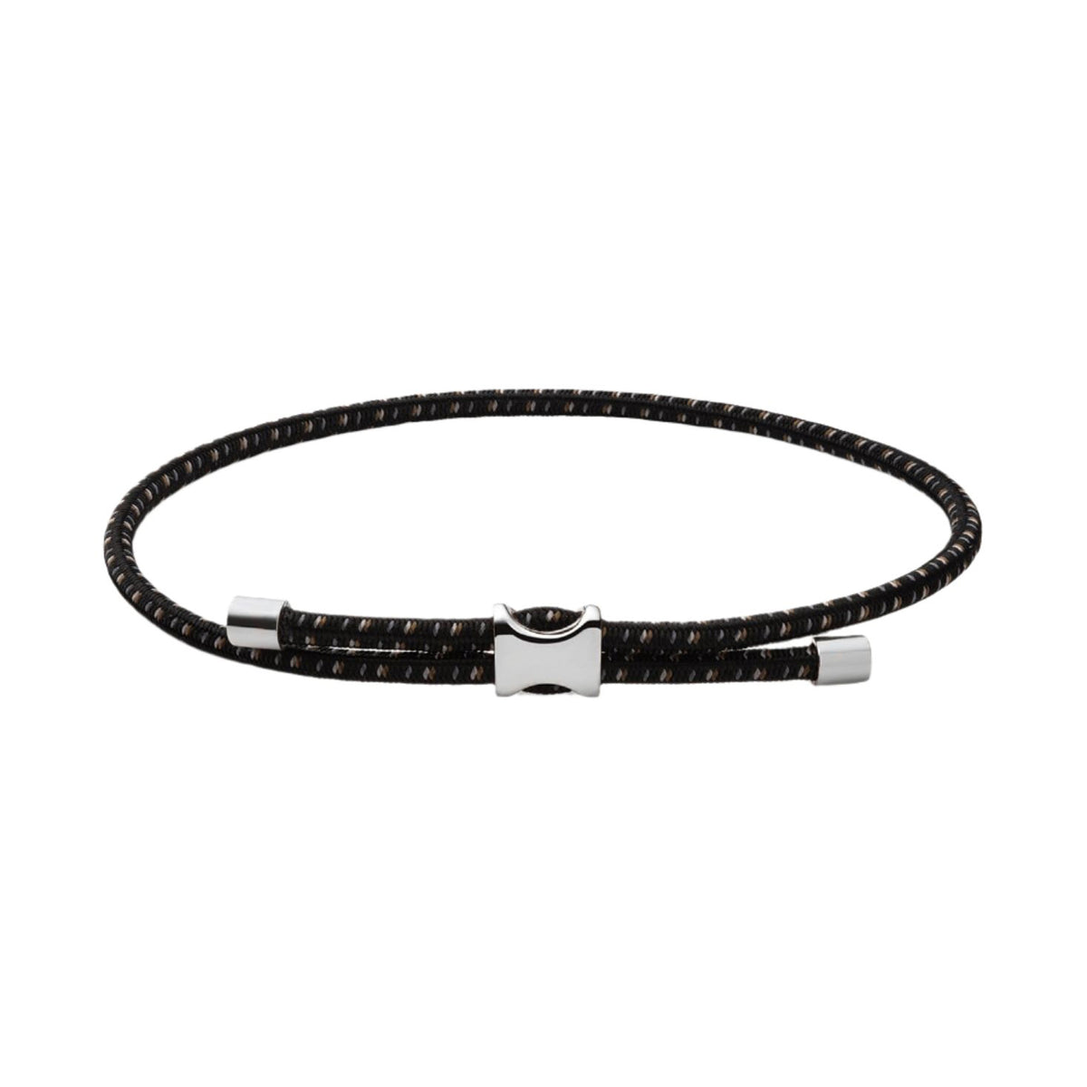 Miansai Orson Pull Bungee Rope Bracelet Black Brown O S