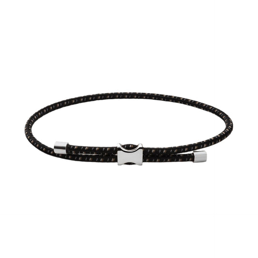 Miansai Orson Pull Bungee Rope Bracelet Black Brown O S