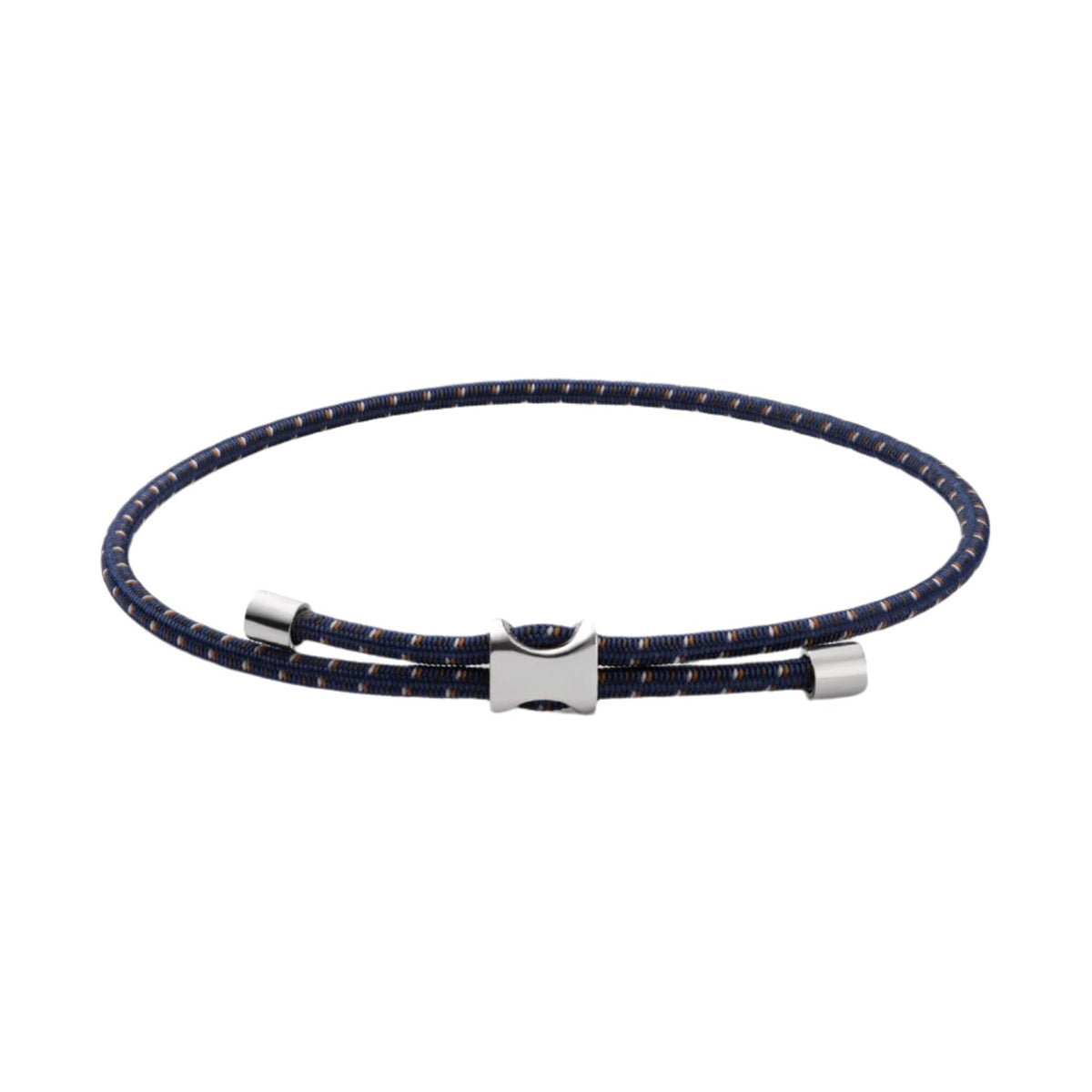 Miansai Orson Pull Bungee Rope Bracelet Navy Brown O S