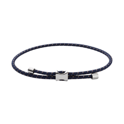 Miansai Orson Pull Bungee Rope Bracelet Navy Brown O S