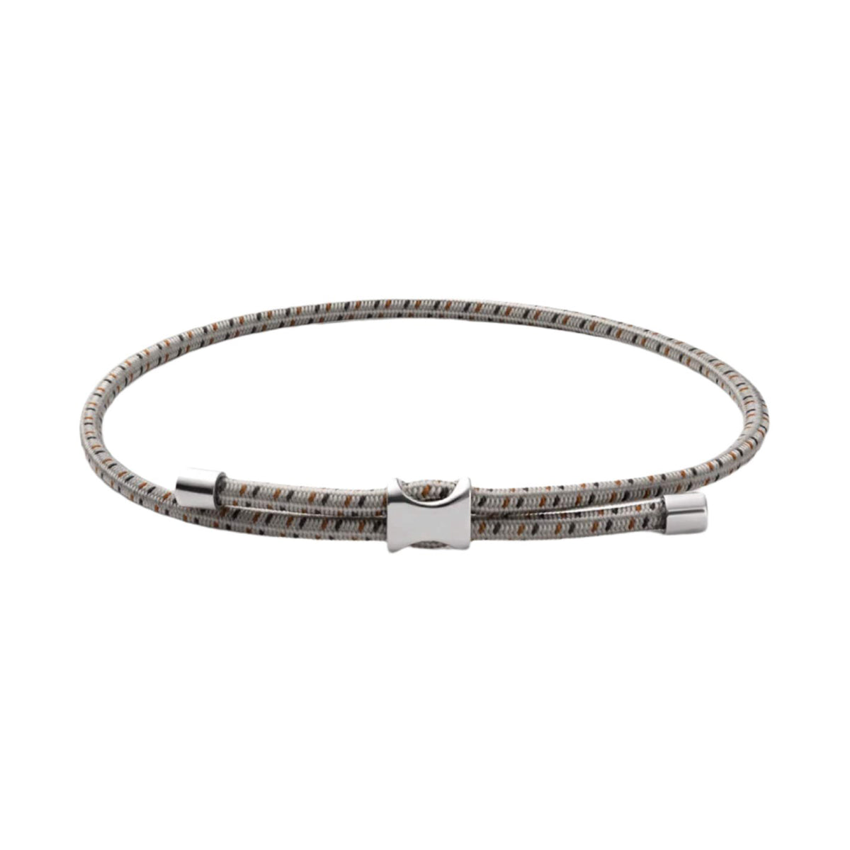 Miansai Orson Pull Bungee Rope Bracelet Gray Brown O S