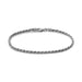 Miansai Sterling Silver Rope Chain Bracelet - Polished Silver