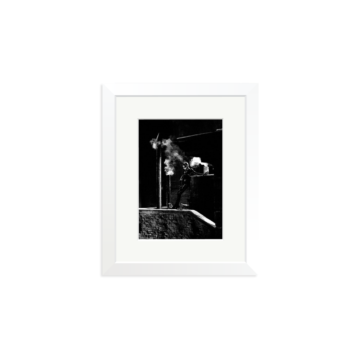 Michelle Pfeiffer in Batman Returns Framed Print White Small