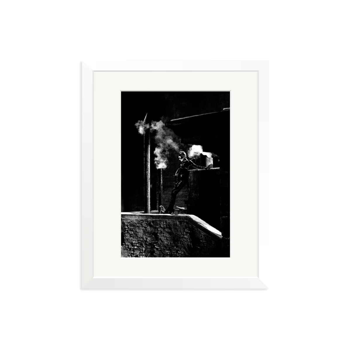 Michelle Pfeiffer in Batman Returns Framed Print White Medium