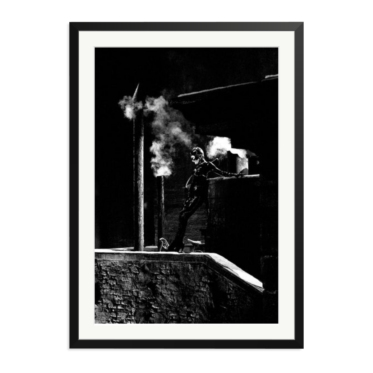 Michelle Pfeiffer in Batman Returns Framed Print Black XXL