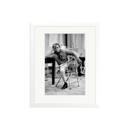 Miles Davis At 30th Street Studios White Medium