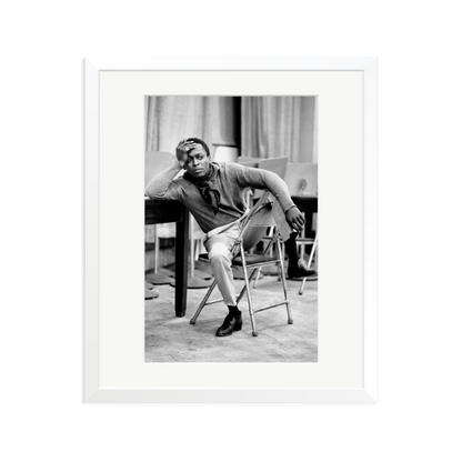 Miles Davis At 30th Street Studios White Large